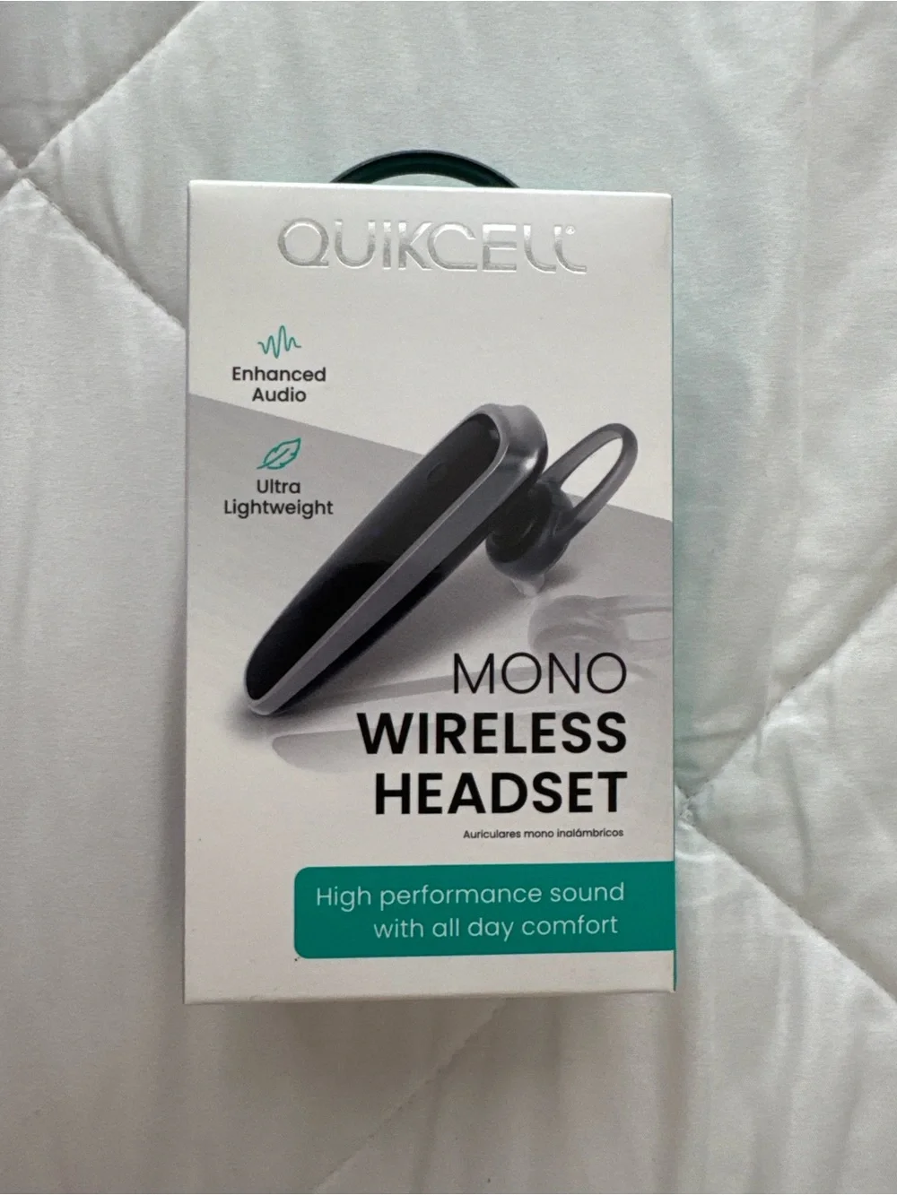 Quikcell Mono Wireless Headset - Black